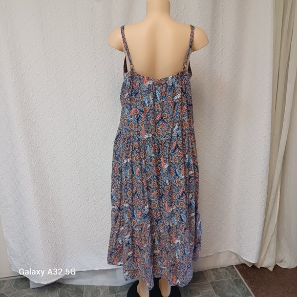 Knox Rose Women Size XL Multicolor Floral Maxi Dress - Picture 8 of 14